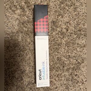 Cricut Infusible Ink Transfer Sheets - Red Plaid and Black